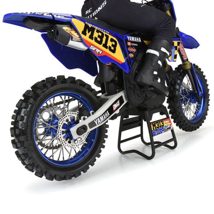 PRO283700T1 1/4 Pro-Spec Aluminum V2 Bead Rear Wheel Blue/Blue (1): Promoto-MX