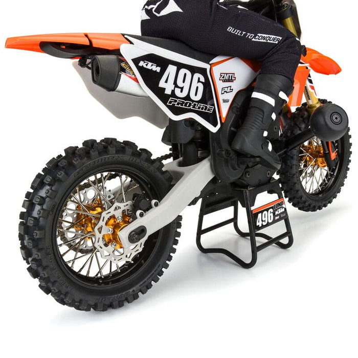 PRO283700T3 1/4 Pro-Spec Aluminum V2 Bead Rear Wheel Black/Gold (1): Promoto-MX