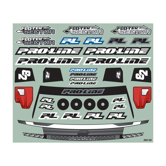 PRO363717 1/10 Pre-Cut Flo-Tek Sector Clear Body: Short Course