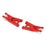 PRO639907 Bash Armor Front Suspension Arms (Red) for ARRMA 3S Vehicles