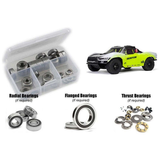 RCZARA058R Rubber Shielded Bearing Kit, 1/10 ARRMA Senton 223S BLX