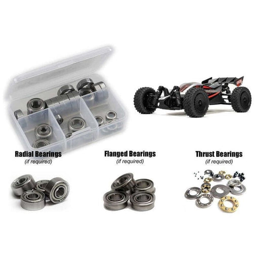 RCZARA063B Metal Shielded Bearing Kit, 1/14 ARRMA Typhon GROM 223S BLX