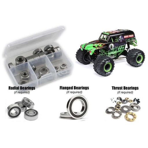 RCZLOS142R Team Losi 1/18 Mini LMT 4X4 (#LOS01026) Rubber Shielded Bearing Kit