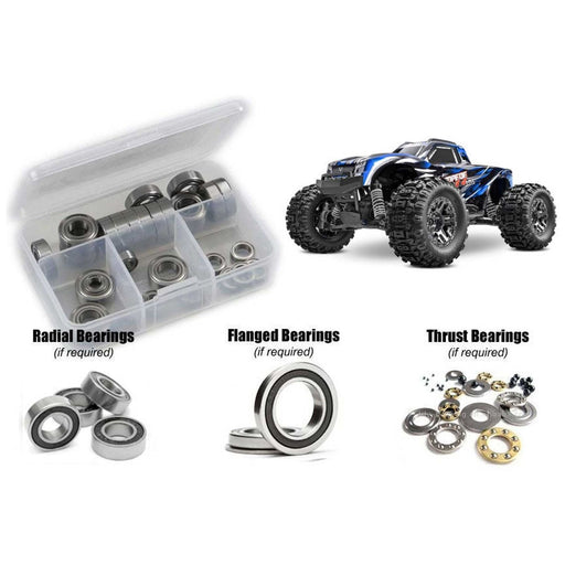 RCZTRA137R	 Rubber Shielded Bearing Kit, 1/10 Traxxas Stampede 4x4 VXL