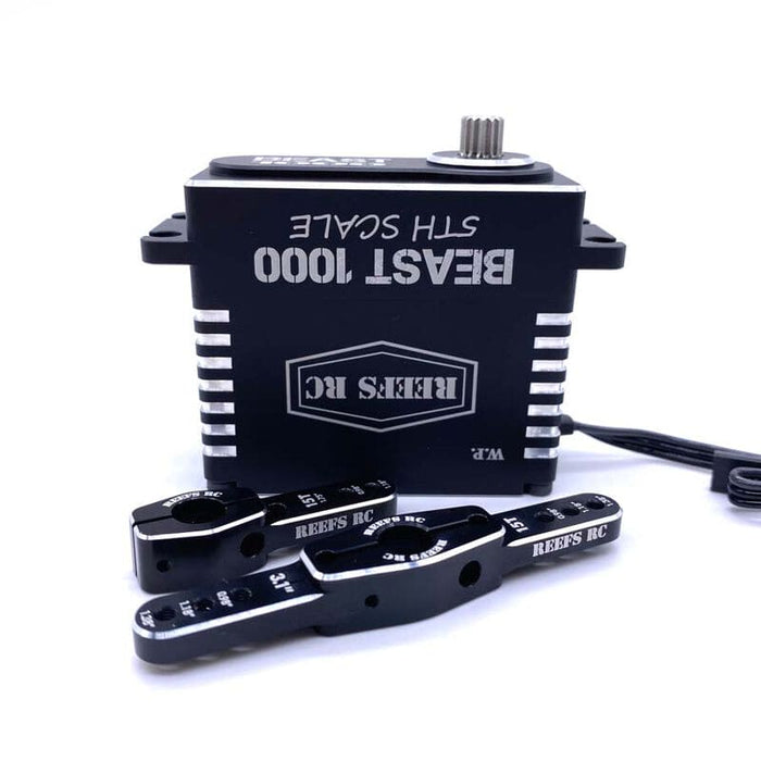 SEHREEFS102 Beast 1000 1/5 Scale Digital Metal Gear Waterproof Servo, Black