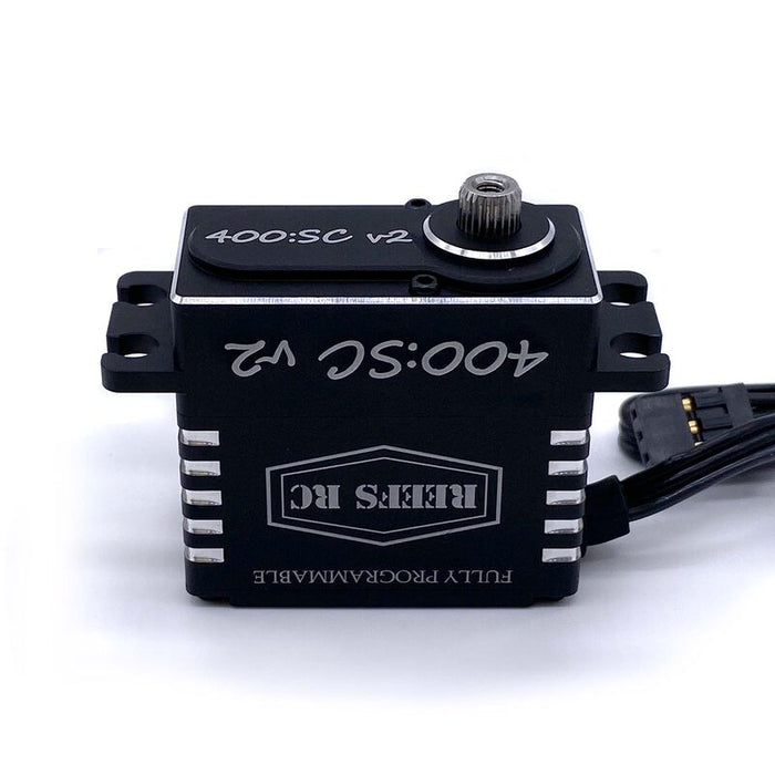 SEHREEFS12 400:SC V2 Standard Digital Metal Gear Waterproof Programmable Servo, Black