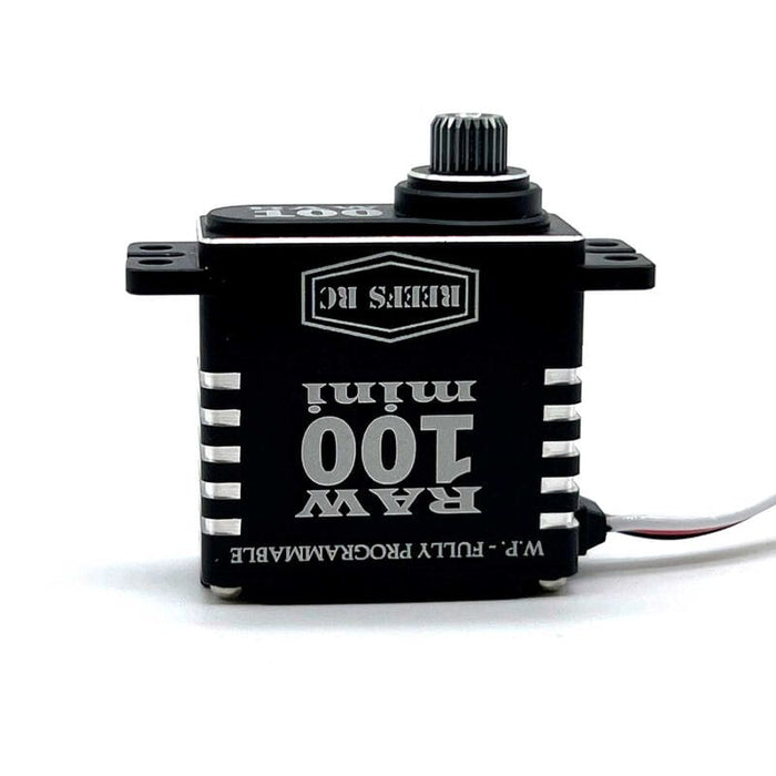SEHREEFS135 RAW 100 Mini Digital Metal Gear Waterproof Programmable Servo, Black