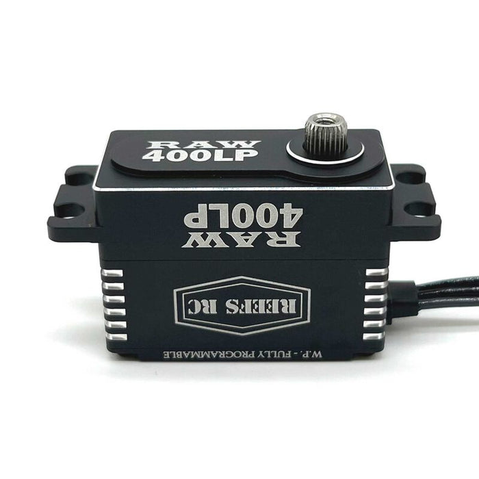 SEHREEFS137 RAW 400LP Low Profile Digital Metal Gear Waterproof Programmable Servo, Black