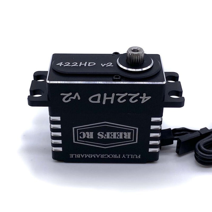 SEHREEFS65 422HD V2 Digital Metal Gear Waterproof Programmable Servo, Black