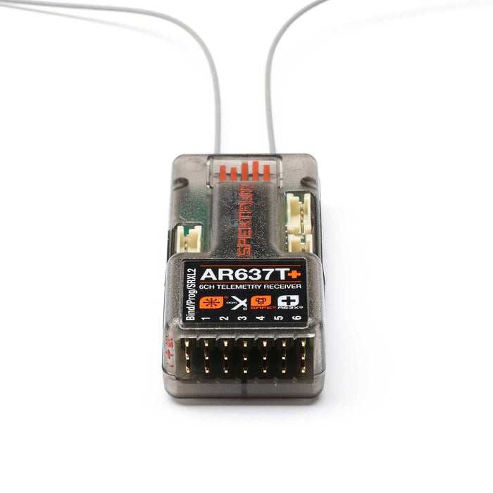 SPM-1032 AR637T+ DSMX 6-Channel AS3X+ & SAFE Telemetry Receiver