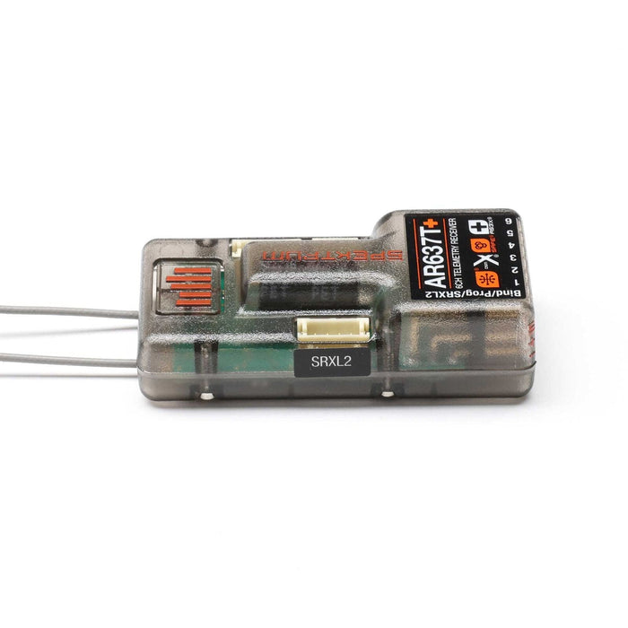 SPM-1032 AR637T+ DSMX 6-Channel AS3X+ & SAFE Telemetry Receiver