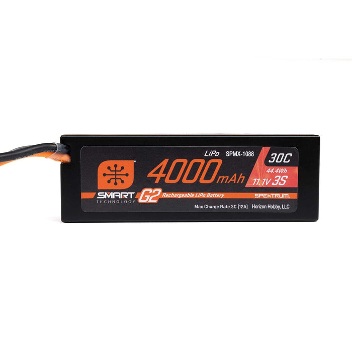 SPMX-1088 11.1V 4000mAh 3S 30C Smart G2 Hardcase LiPo Battery: IC5