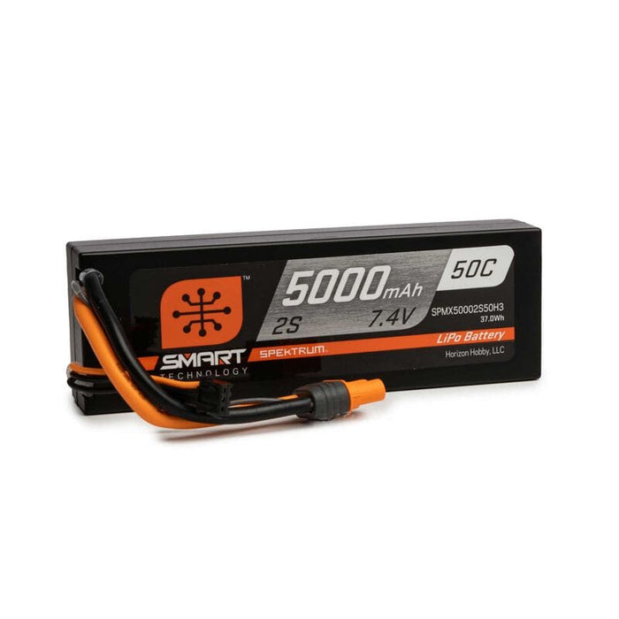 SPMX50002S50H3 5000mAh 2S 7.4V 50C Smart LiPo Hardcase; IC3