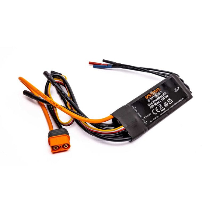 SPMXAHE3015 Avian Dual ESC 30A Main, 15A Tail 3S-4S: Eclipse 360