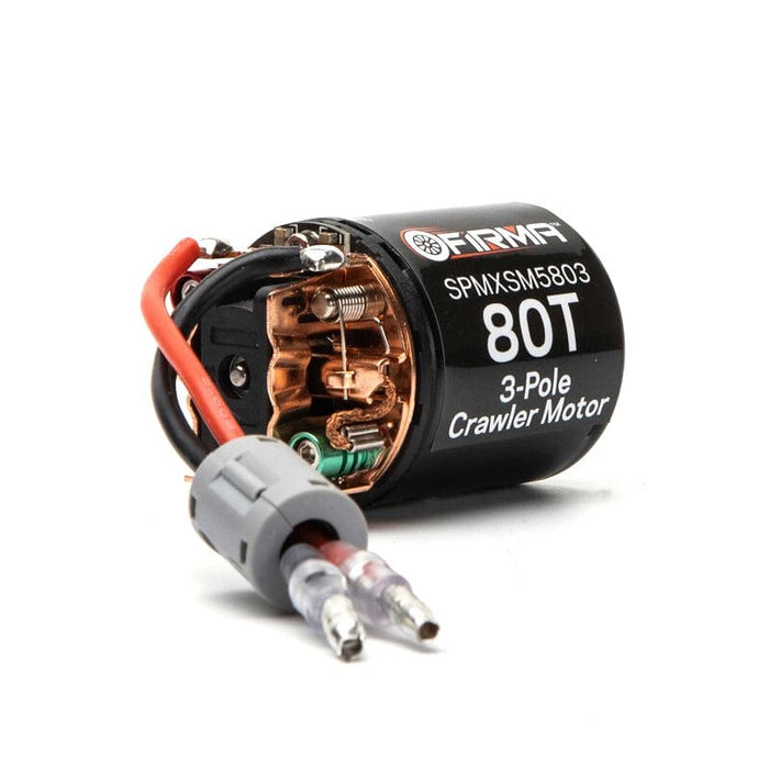 SPMXSM5803 Firma 80T Rebuildable 3-Pole Brushed Crawler Motor