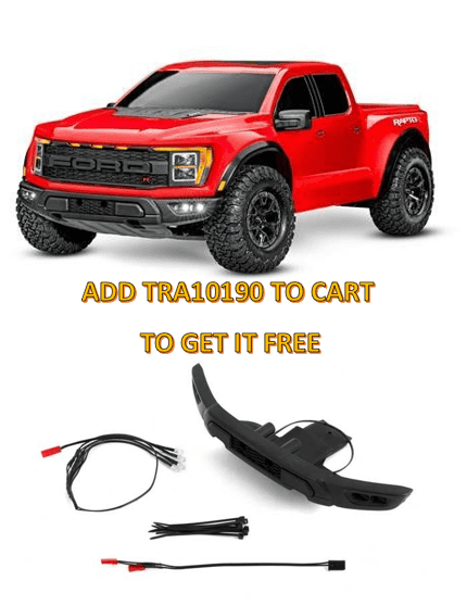TRA101076-4RED Traxxas Ford Raptor R -  Red **Sold Separately YOU will need this part #TRA2994   to run this truck