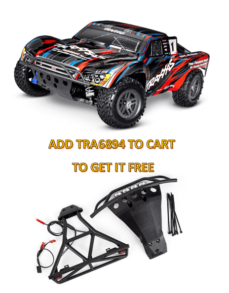TRA68154-4RED Traxxas Slash 1/10 4X4 Brushless Short Course Truck RTR - Red **SOLD SEPARATELY you will need tra2992 to run this truck**