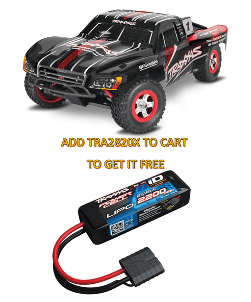 TRA70054-8BLACK Traxxas Slash 1/16 4X4 Short Course Racing Truck. RTR - Black ** For fast Charger # TRA2970 ** For extra battery # TRA2925X