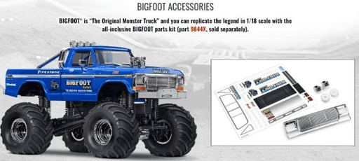 TRA9844X Traxxas Body conversion kit, 1/18 scale TRX-4MT Bigfoot No. 1