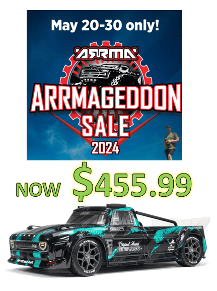 ARA4315V3T2 1/8 INFRACTION 4X4 3S BLX 4WD All-Road Street Bash Resto-Mod Truck RTR, Teal YOU will need this part # SPMXPSS300  to run this truck
