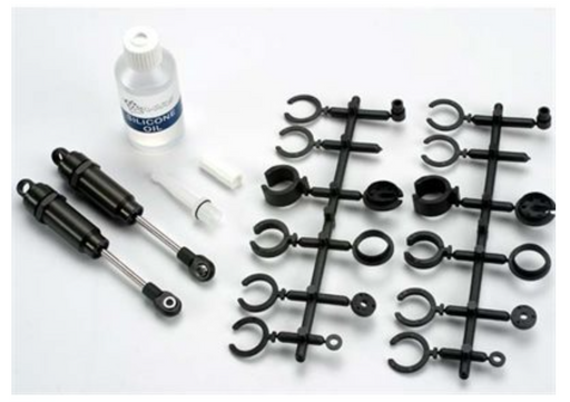 TRA2660 Big Bore shocks (long) (hard-anodized & PTFE-coated T6 aluminum)