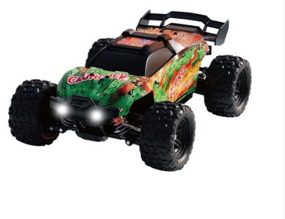 RCP18100GRN CRUNCHER – 1/18 RC truck with metal drive shaft, metal diffs and oil shocks