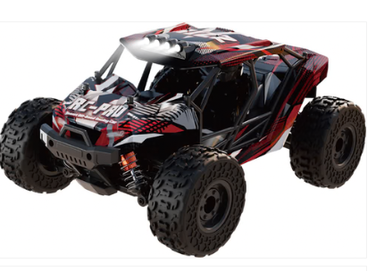 RIZZ -RED RIZZ 1/18 RTR Upgraded Side-by-side truck with Oil-shocks and LED roof rack