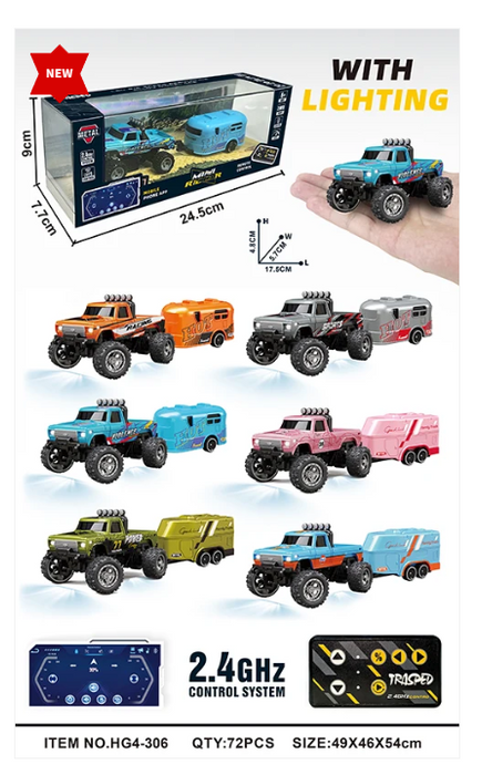 RCPHG4-306BLOR 1:64 R/C With APP control - 6-wheeler truck HG4-306