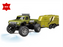 RCPHG4-306GRN 1:64 R/C With APP control - 6-wheeler truck HG4-306