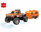 RCP-RCPHG4-306OR 1:64 Télécommandé avec contrôle par application - Camion 6 roues HG4-306 **commande n°HG4001 Canon télécommandé - Compatible avec tous les modèles HG4