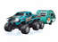 RCPHG4-407BL 1:64 R/C Truck with trailer with APP control - Ford 6-wheeler HG4-407  **order #HG4001 Gun remote - Fits all HG4 models
