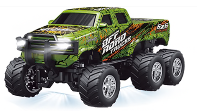 RCPHG4-302GRN 1:64 R/C Six-wheel Chevrolet With APP control HG4-302 **order #HG4001 Gun remote - Fits all HG4 models