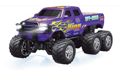 RCPHG4-302PUR 1:64 R/C Six-wheel Chevrolet With APP control HG4-302 **order #HG4001 Gun remote - Fits all HG4 models
