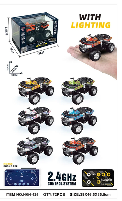 RCPHG4-426OR 1/64 R/C ATV with APP control HG4-426 **order #HG4001 Gun remote - Fits all HG4 models