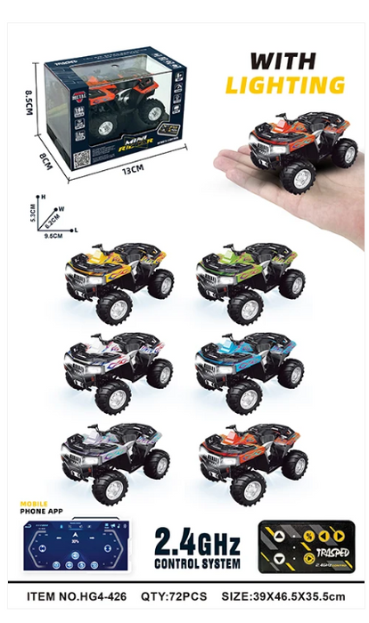 RCPHG4-426YL 1/64 R/C ATV with APP control HG4-426 **order #HG4001 Gun remote - Fits all HG4 models