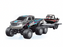 RCPHG4-408GY 1/64 R/C Truck with boat with APP control - Ford 6-wheeler HG4-408  **order #HG4001 Gun remote - Fits all HG4 models