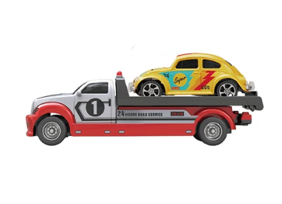 RCPHG4-186REDGRAY 1/64 R/C Tow truck with Beetle HG4-186  **order #HG4001 Gun remote - Fits all HG4 models