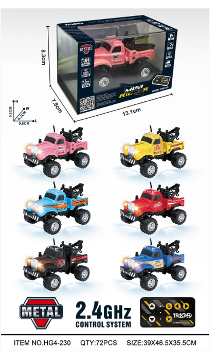 RCPHG4-230DKBL 1:64 R/C Q-version Rescue Vehicle With APP control HG4-230 **order #HG4001 Gun remote - Fits all HG4 models
