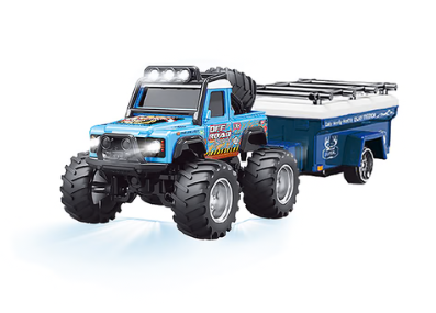RCPHG4-478DKBL 1/64 R/C Jeep with trailer with APP control HG4-478 **order #HG4001 Gun remote - Fits all HG4 models