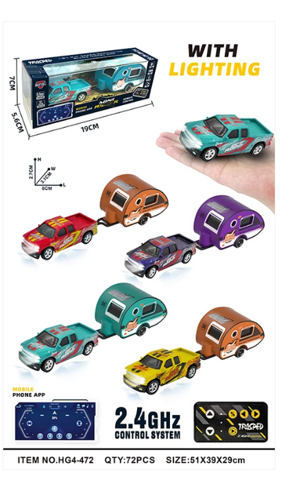 RCPHG4-472PUR 1:64 R/C truck With APP control HG4-472 **order #HG4001 Gun remote - Fits all HG4 models