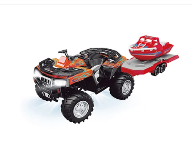 RCP-RCPHG4-433OR Quad R.C 1/64 avec Jet Ski avec contrôle APP HG4-433 **commande n°HG4001 Télécommande pistolet - Compatible avec tous les modèles HG4