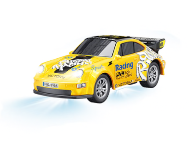 RCPHG4-429YL 1/64 R/C Car with APP control - Porsche HG4-429 **order #HG4001 Gun remote - Fits all HG4 models