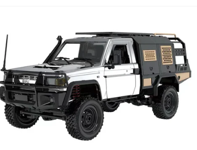 RCP-MN-82S(Argent) MN-82S 1/12 RC 4WD Toyota Land Cruiser LC74  camion - Version améliorée