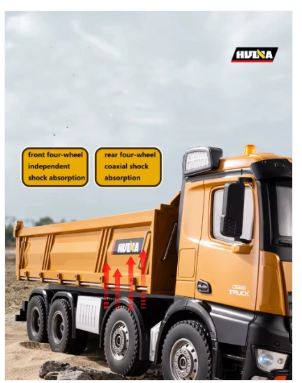 RCP-1536 1/14 12-Channels R/C dump truck 1536