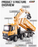 RCP-1538 1:14 9ch RC grapple dump truck 1538