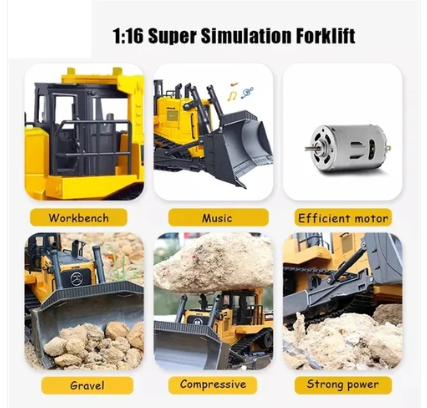RCP-1554 1/16 RC bulldozer 1554