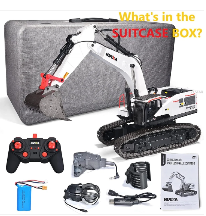 RCP-1594W 1/14 22CH RC Pro Excavator with metal tracks 1594