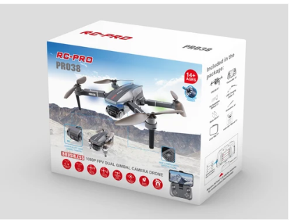 RCP-PRO38 – BRUSHLESS 1080P FPV DUAL GIMBALE CAMERA DRONE
