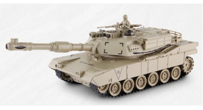 RCP-99863 CHAR DE COMBAT RADIOCOMMANDÉ M1A2 À L’ÉCHELLE 1:28 CONTRE BUNKER 99863