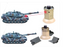 RC-PRO99862 1:28 R/C BATTLE TANK T90 VS BUNKER 99862